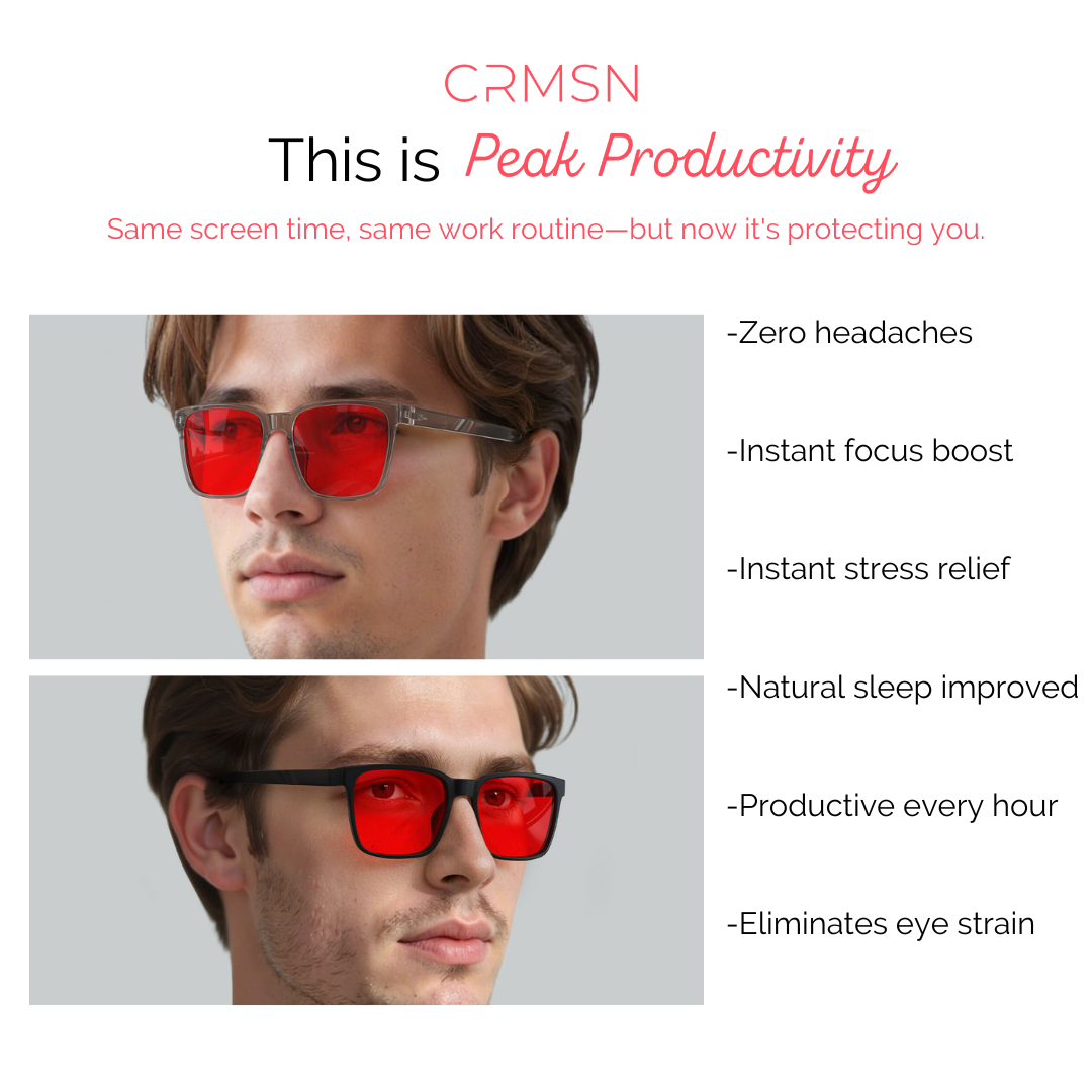 CRMSN Lens Pro Full Spectrum Blue Light Blocking